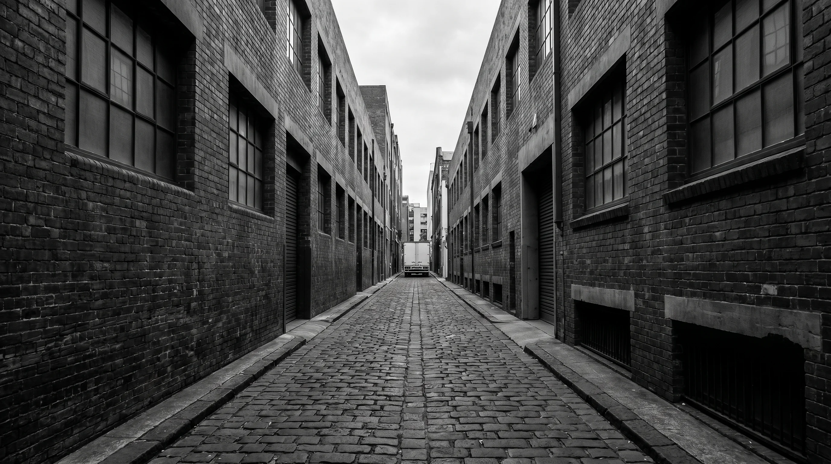 A real street and building stock in Melbourne CBD, 3000